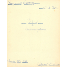 Cahier de travaux pratiques
