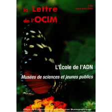 L'École de l'ADN ; Musées de sciences et jeunes publics