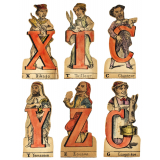 Lettres-personnages. Métiers. 