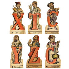 Lettres-personnages. Métiers. 