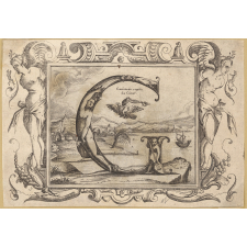 Alphabet anthropomorphe de Paulini. Ganimede rapito da Gioue.