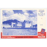Buvard publicitaire. Villandry. Pile Mazda. 