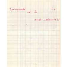 Cahier du jour N°5