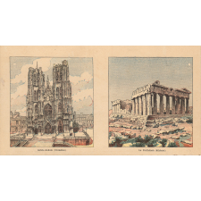 Série d'images sur les monuments d'Europe.
