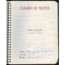 Cahier de textes