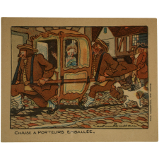 Cartes réclame. Phosphatine Falières. Les vieux moyens de locomotion.