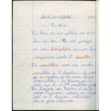 Cahier de géographie