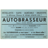 Buvard publicitaire. L'Autobrasseur. 