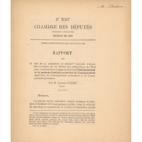 Chambre des Députés. Rapport fait au nom de la Commission du Budget chargée d'examiner le projet de loi relatif aux subventions de l'Etat pour constructions et appropriations d'établissements et de maisons destinés au service de l'enseignement supérieur, de l'enseignement secondaire et de l'enseignement primaire.
