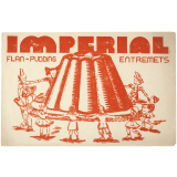 Buvard publicitaire. Impérial Flan-pudding Entremets. 