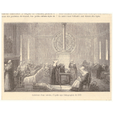 Intérieur d'une crèche.
