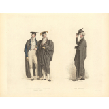 Gentleman commoner & nobleman, undress gowns. Pro proctor.