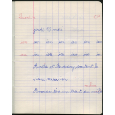 Cahier du jour