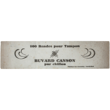 Buvard publicitaire. Buvard Canson pur chiffon. 100 bandes pour Tampon.