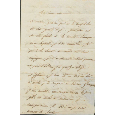 Lettre à sa mère. 
