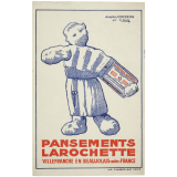 Buvard publicitaire. Pansements Larochette. Aseptus Cordéon.