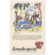 Buvard publicitaire. La vache qui rit. Bougainville.