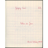 Cahier du jour