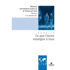 Ce que l'école enseigne à tous