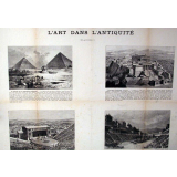 L'Art dans l'Antiquité (Pl. 1). Enseignement par l'image.