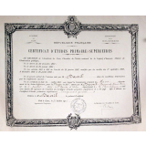 Certificat d'études primaires supérieures. 