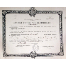 Certificat d'études primaires supérieures. 