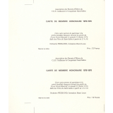 Association des parents d'élèves du CES Guillaume le Conquérant Saint-Saëns. Cartes de membre honoraire. 