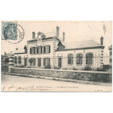 2 - Autruy (Loiret) - La Mairie et les Ecoles.