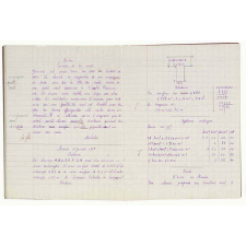 Cahier de devoirs journaliers / Ecole de Quillebeuf.