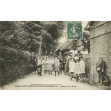 Colonie scolaire du 17e Arrt de Paris - Orival-Saint-Hellier par Bellencombre (S.-I.) - Chemin de la Forêt.