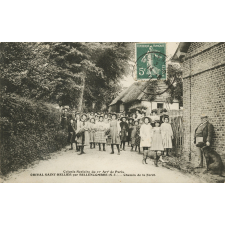 Colonie scolaire du 17e Arrt de Paris - Orival-Saint-Hellier par Bellencombre (S.-I.) - Chemin de la Forêt.