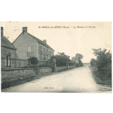St-Mard-de-Réno (Orne) - La Mairie et L'Ecole.