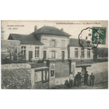 Courdimanche (S.-&-O.) - La Mairie et l'Ecole.