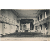 13 - Orléans - Pensionnat de Saint-Euverte - Salle des fêtes - Scène et Orchestre.