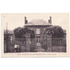 652-2 - Villeneuve-sur-Verberie (Oise) - Mairie, Ecoles.