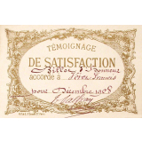 Billets de satisfaction