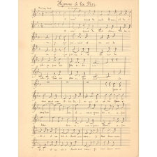 Cahier de musique.