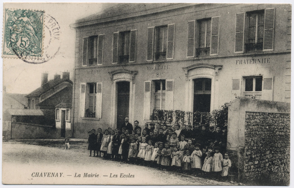 Chavenay - La Mairie - Les Ecoles.