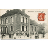Saint-Sérotin - La Mairie et l'Ecole.