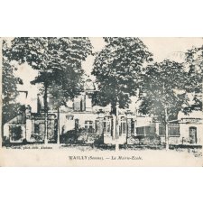 Wailly (Somme) - La Mairie-Ecole.