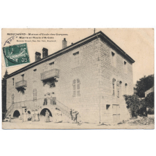 Mouchard - Maison d'Ecole des Garçons - Mairie et Route d'Arbois.