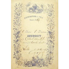 Ex-praemio . Distribution des prix. Année 1887.