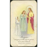 Image religieuse. Seigneur, daignez combler de vos grâces ceux pour lesquels nous vous prions.