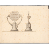 Exposition Universelle Paris 1878. Argent & bronze. Esquisse.