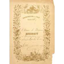 Ex-praemio . Distribution des prix. Année 1887.