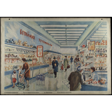 Tableau de vocabulaire. Dans un magasin de libre-service. Au restaurant. 