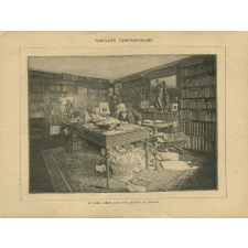 M. Jules Simon dans son cabinet de travail.