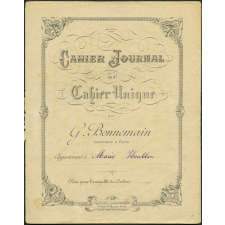 2 couvertures de Cahier Journal ou Cahier Unique.