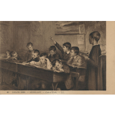 40 - Salon 1908 - Sédillot - Coin d'Ecole.