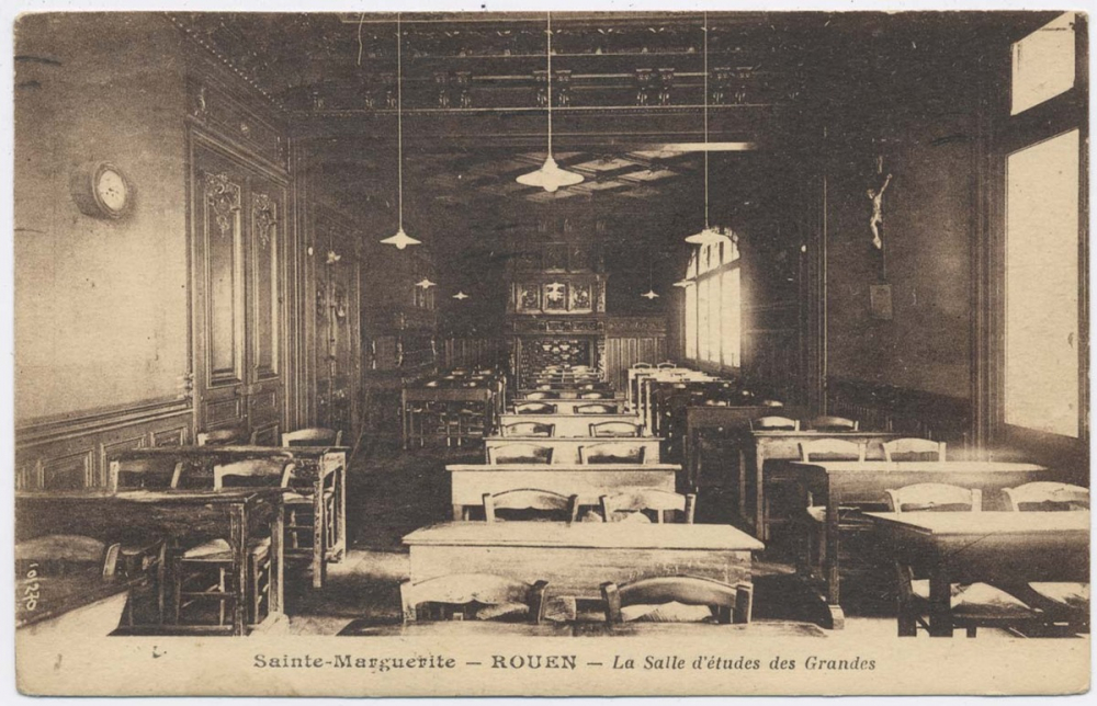 Sainte-Marguerite - Rouen - La Salle d'études des Grandes.